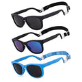 MAXJULI Baby Infant Sunglasses Safe, Soft, With Adjustable Strap 0-24 Months BPA Free 7002
