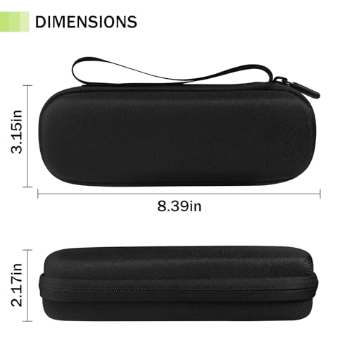 Hard Travel Carrying Case for Hybrid Electric Trimmer and Shaver, Portable Organizer Storage Bag for QP2520, QP2530, QP2620, QP2630- Black