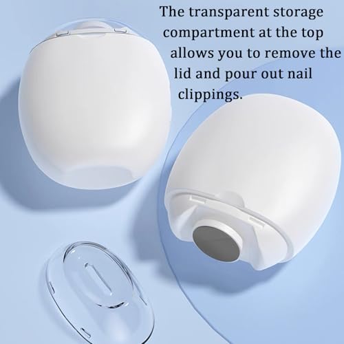 Electric Nail Clipper, Automatic Electric Nail Clipper, Portable 3 in 1 Electric Nail Clippers with LED Light & 3 Speeds