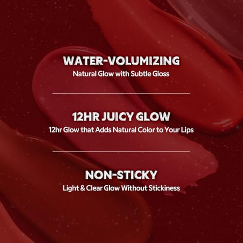 TIRTIR Holiday Lip Stain Gift Set | 12H Lasting Korean Lip Gloss Stocking Stuffers for Women, set of 5