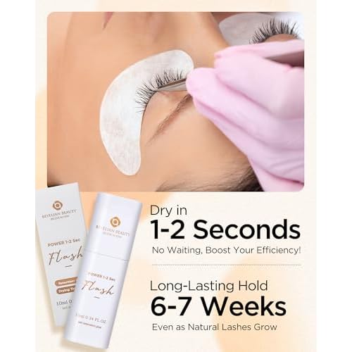 BL Lashes Ultra Plus | Lash Glue for Lash Extensions, Quick Drying Within 2-3 Sec, Up to 7 Weeks Long-Lasting Lash Retention, Black Adhesive for Professional Supplies (5g)