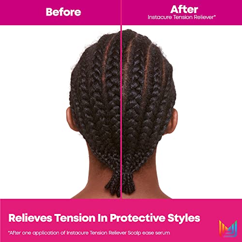 Matrix Instacure Tension Reliever Leave-In Scalp Serum - Moisturizes Dry and Irritated Scalp, Cools Tension in Braids, Protective & Tight Hairstyles, 6.8 Fl Oz