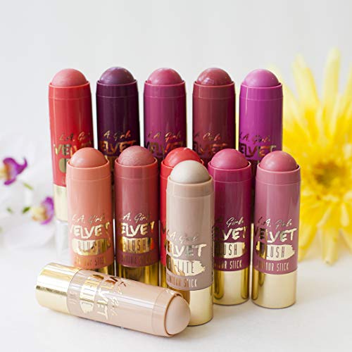 L.A. Girl Velvet Contour Stick, My Bae GCS589 (Pack of 3)