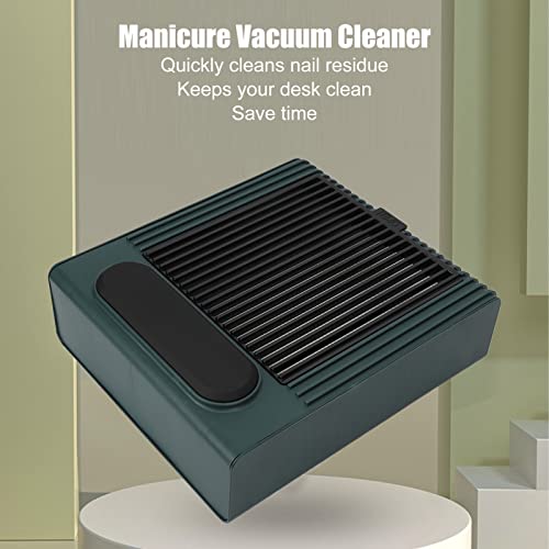 Nail Vacuum Suction Cleaner with Adjustable Heat Dissipatable Dust Collector, Nail Dust Extractor for Manicurist