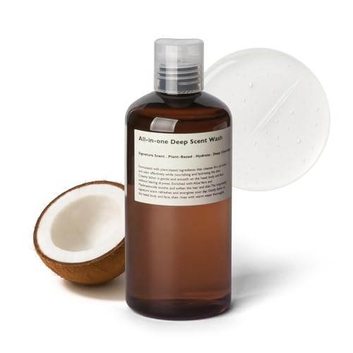 All-in-One Deep Scent Wash for Men, 10.14 fl oz. ? Face, Body & Hair Cleanser with Long-Lasting Fragrance