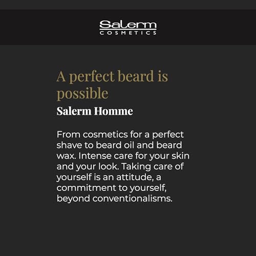 SALERM - After Shave for Men - Homme Barber Line - 100 ml - Transparent Hydrating Gel for Post-Shave - Protects Skin - Weakens Beard Growth
