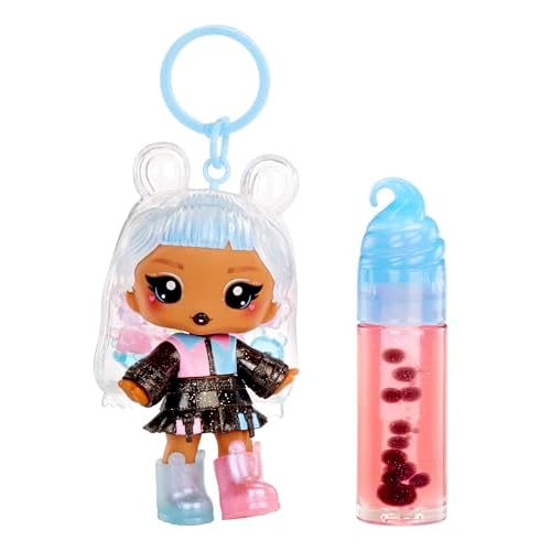 Yummiland Lip Gloss Doll: Sour Sweeties - Gabi Gummybear Includes DIY Lip Gloss + Removable Keychain, Cosmetic Play, Collectible, Ages 4+