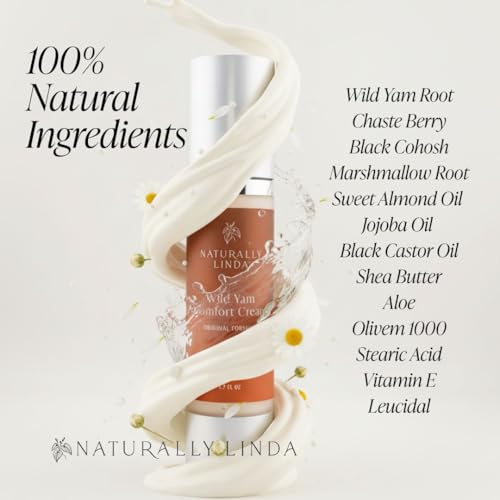 Organic Wild Yam Cream for Women, Inspired by Barbara O¡¯Neill ? Herbal Comfort with Chaste Berry & Marshmallow Root, 1.7 oz
