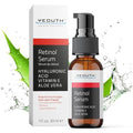 YEOUTH Retinol Serum for Face with Hyaluronic Acid & Vitamin E, Hydrating Retinol Face Serum for Women & Men, Facial Skin Care for Even Skin Tone - 1oz