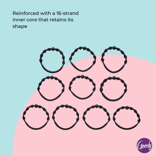 Goody Ouchless 10 Count 4MM Fine Hair Ties and Neon 10 Count Hair Elastics