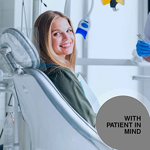 Disposable Dental Headrest Covers 14" x 10" | Pack of 250 | X-Large Clear Plastic Headrest Cover for Tattoo, Piercing and Dental Chairs, Professional Waterproof Clear Sleeves for Headrests