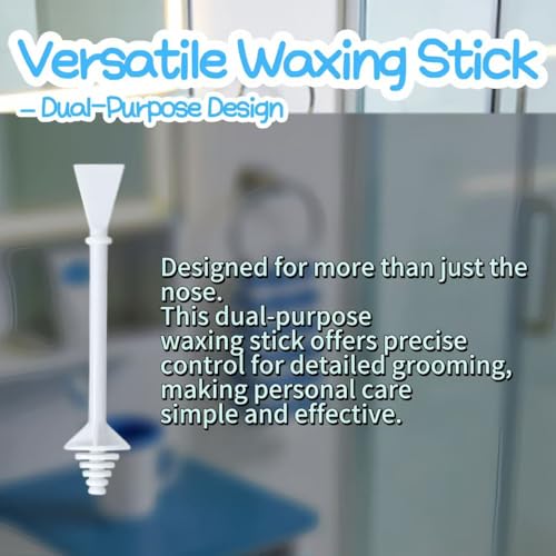 70pcs Disposable Nose Wax Applicator Sticks ? Dual-Ended, Eco-Friendly & Hygienic Grooming for Home, Travel & On-the-Go, Painless Nasal & Ear Hair Removal for Men & Women