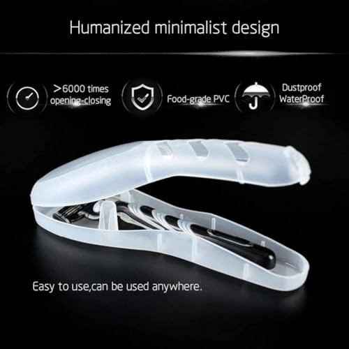 Transparent Portable Travel Men Manual Razor Protector Plastic Box Cover Container Storage Shaver Holder Protector Case Organizer Electric Shavers Shave and Hair Removal,Plastic Safe