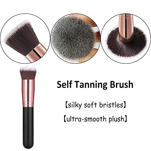 3 Pack Self Tanner Mitt Applicator Kit - Premium Sunless Tanning Mitts & Gloves Set with Double-Sided Waterproof Design for Streak-Free Application