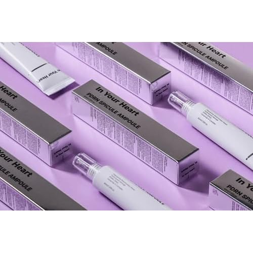 In Your Heart PDRN Spicule Ampoule ? Korean Skin Serum with PDRN, Micro-Spicules, and Ceramides | Hydrating & Radiance Support | 40ml / 1.35 fl oz