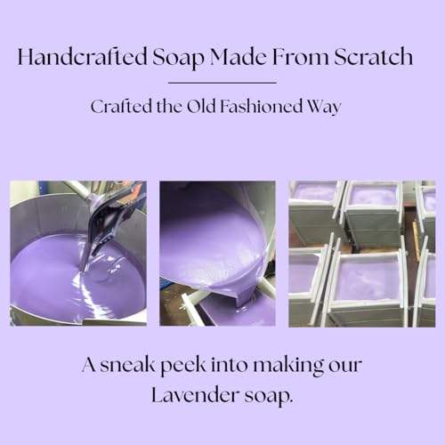Aspen Kay Naturals Lavender and Goats Milk Soap Bar. Natural Lavender Soap with Organic Shea Butter & Pure Essential Oils. Gentle for Face and Body. For Men, Women & Teens. Handmade in USA. (2 pack)