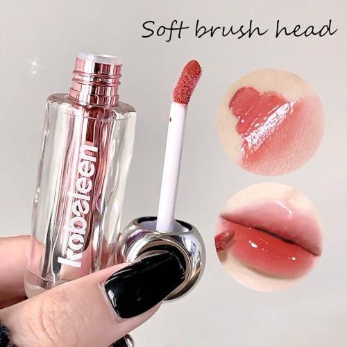 3 PCS Voluming Moisturizing Lip Gloss,Hyaluron Lip Oil | 24HR Hydration | Volumizing Shine and Lasting Color | High Shine | Non-Sticky Lip Tint for Women gift