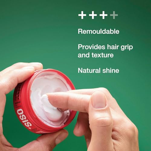 OSiS+ Dust It Mattifying Volume Powder (0.35 oz) and Flexwax Ultra Strong Hair Styling Cream Wax (2.8 oz) Bundle