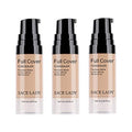3 Pack Pro Full Cover Liquid Concealer, Waterproof Smooth Matte Flawless Finish Creamy Concealer Foundation for Eye Dark Circles Spot Face Concealer Makeup, Size:3¡¿6ml/0.20Fl Oz, Natural