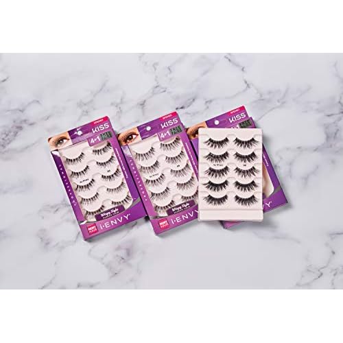 i?ENVY by Kiss So Wispy 03 Strip Eyelashes Value Pack #KPEM60 (2 Pack)