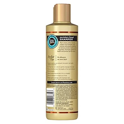 Pantene Gold Series Shampoo Moisture Boost 9.1 Ounce (Pack of 2)