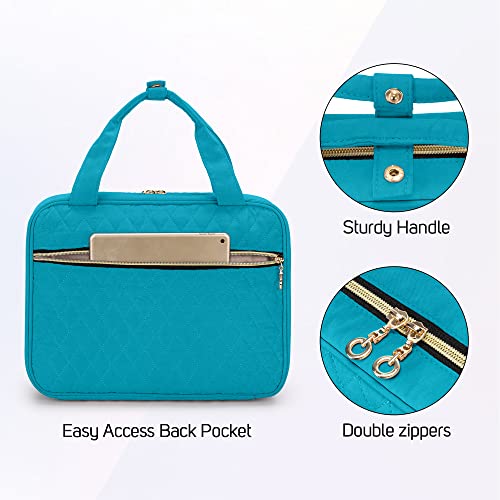 Teamoy Travel Storage Bag Compatible with Airwrap Complete Styler and Attachments, Portable Travel Case for Airwrap Styler and Accessories, Teal
