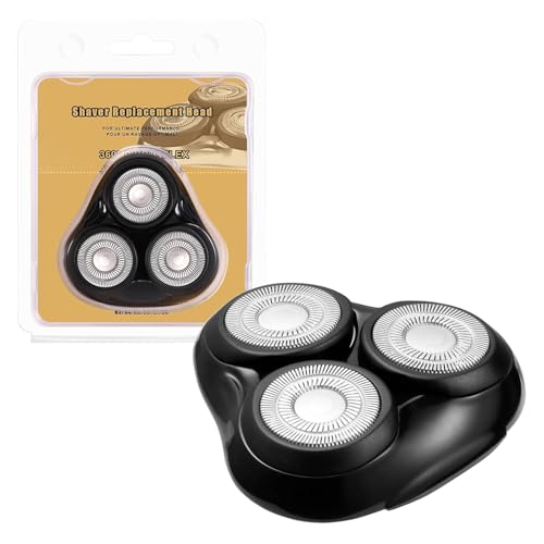 Rotary Replacement Shaver Head,Compatible with Remington Shaver Series,forR3,R4,R5,R6,R7,R8,SP-3141 and SP-5161 Foils (Black-1 PC)