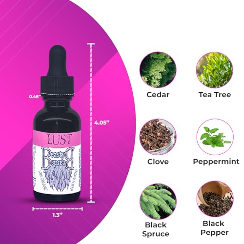 Organic Beard Oil - 1floz/30ml - Lust