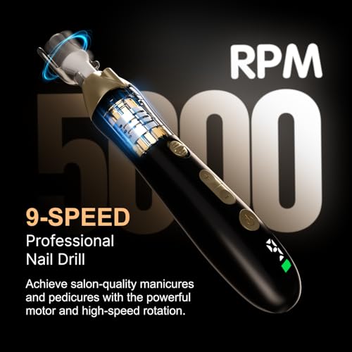 Electric Nail Drill (Gold)