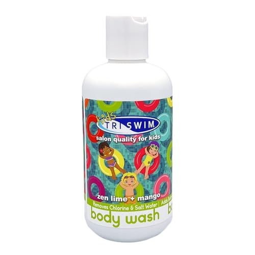 Triswim Kids Scented Body Wash After Swimmer Skincare, Chlorine Removal, Soothes and Moisturizes Skin, Relieves Symptoms Eczema & Dry Skin