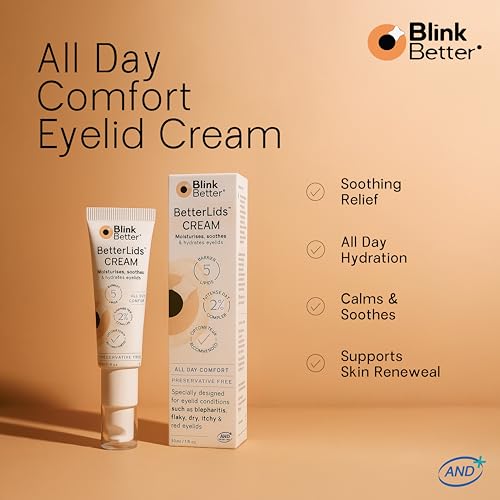 BetterLids Restore Eyelid Cream & Eyelid Ointment Bundle ? Day & Night Hydration & Relief ? Oat Extract, Shea Butter & Ceramides ? Comfort for Dry, Red, Sensitive, Flaky Eyelids ? 1 oz + 0.35 oz