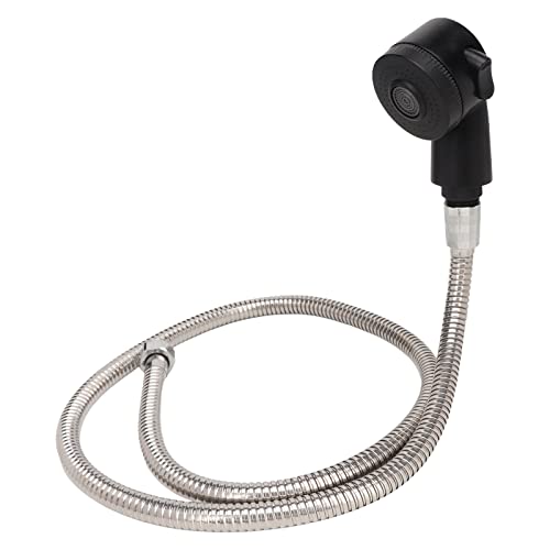 "Salon Shampoo Bowl Sprayer Set with Anti-Leakage Ceramic Valve Head & 120cm Hose | Durable Electroplated Surface for Professional Hair Salons & Barbershops"