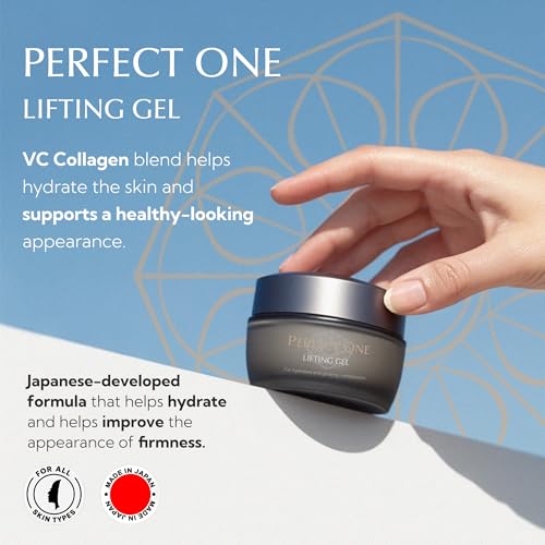 PERFECT ONE Lifting Gel ? All-in-One Face Moisturizer & Anti-Aging Serum ? With Collagen, Niacinamide, Retinol, VC & Hyaluronic Acid ? Firms, Brightens, Hydrates, and Smooths Fine Lines, 50g