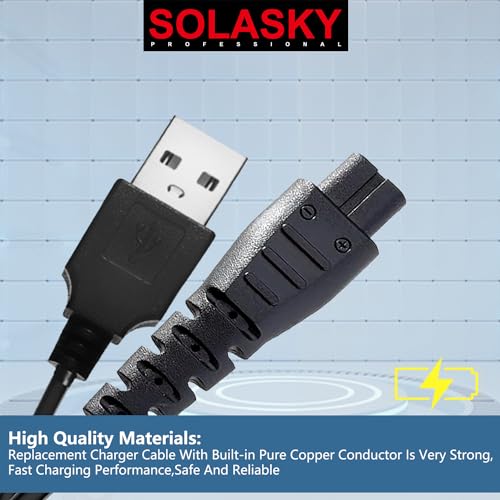 USB Charger Cord Compatible with Remington Shaver Clipper Charger USB Cable Power Cord for Remington XR7000 HC4250