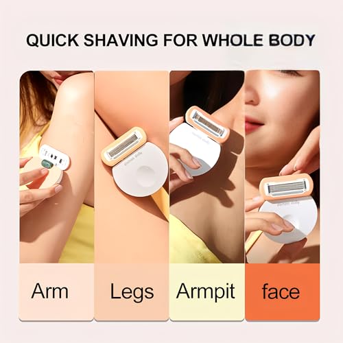 Women's 5-Blade Travel Razor with Case ? Includes Handle + 5 Refills ? Compact, Extra Smooth Shaving for On-The-Go ? Travel Size Toiletries Essential