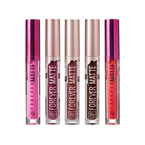 Ruby Kisses Forever Matte Liquid Lipstick 5 Pack - RFML08&13&14&21&22