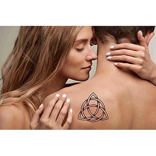 Witchy Knot Tattoo 6 Sheets Temporary Tattoos Knot Temporary tattoo Neck Arm Chest for Women Men Adults