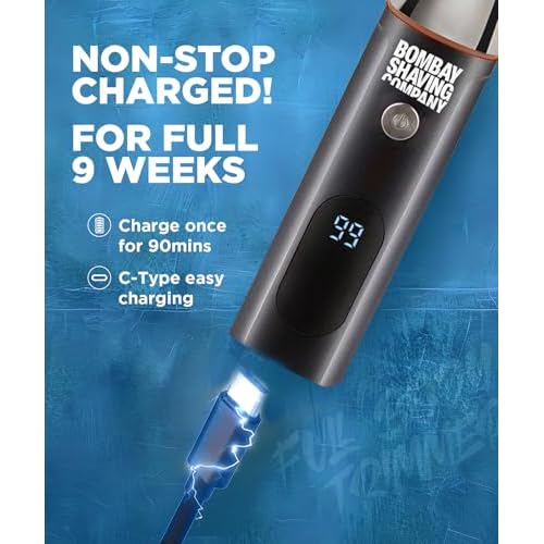 Bald Buddy Head Shaver for Men, Waterproof, Rechargeable Electric Razor, Cordless, Ergonomic Design, Battery & Cleaning Indicator, The Cut Buddy