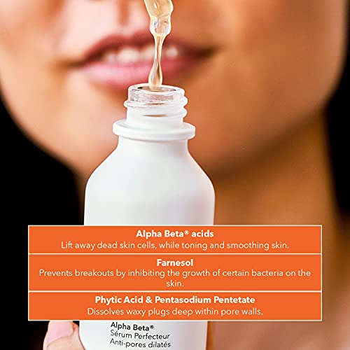 Dr. Dennis Gross Alpha Beta¢ç Pore Perfecting & Refining Serum: for Enlarged, Clogged Pores with Excessive Oil, 1.0 fl oz