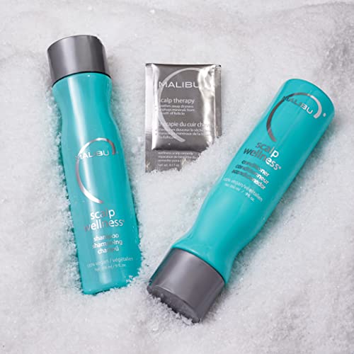 Malibu C Scalp Wellness Conditioner - Scalp Soothing Hair Conditioner with Eucalyptus + Spearmint Oil - Sulfate-Free Moisturizing Dry Scalp Conditioner