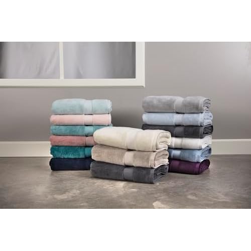 Maisonette Loft Egyptian Cotton Turkish Hand Towels - Soft, Absorbent Washcloths for Face - Ideal Quick Dry Small Towel Wash Cloth Set for Bathroom - (13" x 13", 6 Pack) - Light Pink (Petal Pink)