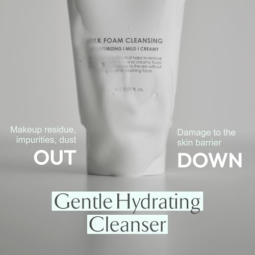 LA MUSE Milk Foam Cleansing - Naturally Derived Ingredients/Sensitive Skin/Skin Tone Milk Foam Cleansing - Naturally Derived Ingredients/Sensitive Skin/Skin Tone Care/Exfoliation Management