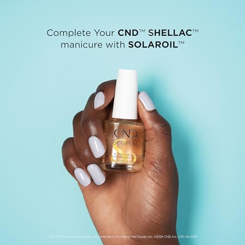 CND Shellac DURAFORCE Gel Nail Polish Top Coat, Last Step Mirror Shine Adhesive Longwear Layer for Thin Damaged Nails, 0.50 fl oz
