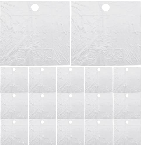 minkissy 20pcs Disposable Beard Catcher Multi Function Hair Catching Sink Bathroom Kitchen Sinks Ideal Shaving Trimming Non Stick Beard Hair Catcher Grooming 25.6 x 25.6inch