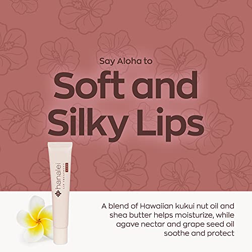 Hanalei Lip Treatment Bundle (Rose and Sand) | Made with Kukui Oil, Shea Butter, Agave, and Grapeseed Oil, Soothe Dry Lips (Cruelty free, Paraben free)