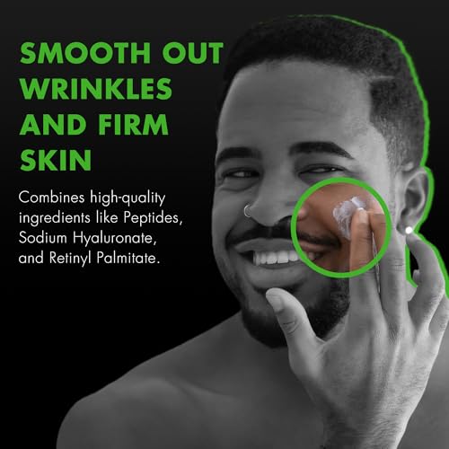 Tiege Hanley Anti Aging Face Serum for Men, Super Serum with Peptides, Retinyl Palmitate, and Sodium Hyaluronate to Firm Skin and Reduce Fine Lines, Men¡¯s Skin Care, 0.5 Fl Oz