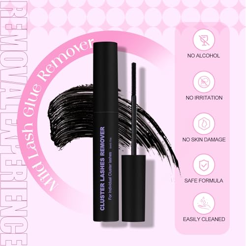Wendy Lash Clusters Kit Packs: 980-Pcs, 60D, 80D, 80D, 100D, D Curl, 10-18mm Mixed, Cat Eye, Soft, Natural, Fluffy, DIY Eyelash, Individual, Eye lash clusters, Bulk Pack