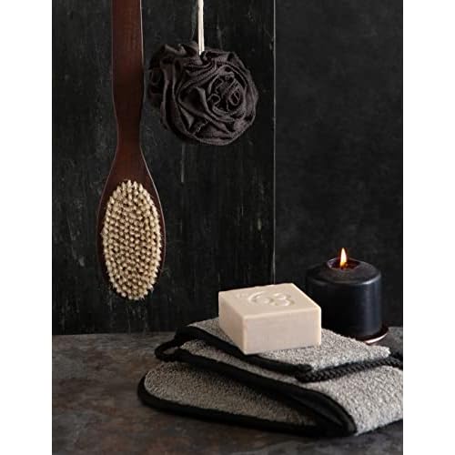 Urbana Spa Prive Men's Bamboo Charcoal Collection, Back Strap