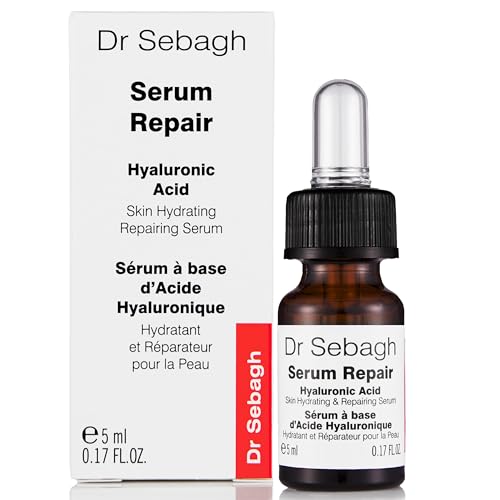 Dr Sebagh Serum Repair (0.17 fl oz) - Award-Winning Hyaluronic Acid Facial Hydrator - Anti Aging & Wrinkle - Skin Moisturizing & Repairing Formula - Collagen Boosting Youthful Glow For Women & Men