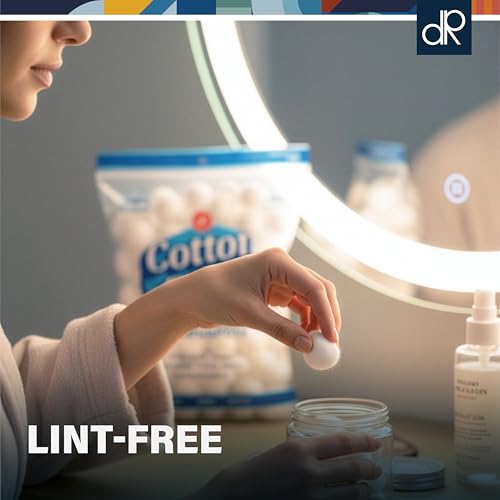 DecorRack 3000 Mini Cotton Balls Bulk Pack for Make-Up, Nail Polish Removal, Applying Oil Lotion or Powder, Multi-Purpose Balls Made from 100% Natural Cotton, Soft and Absorbent (3000 Count)